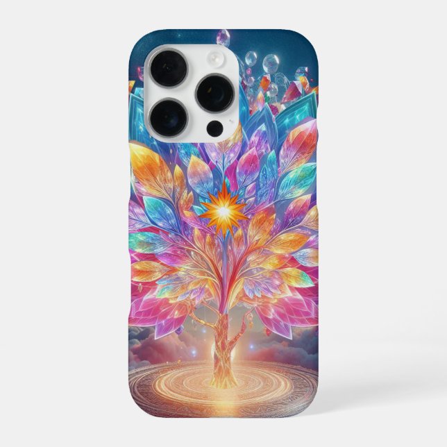 Coque iPhone Arbre de cristal (Verso)