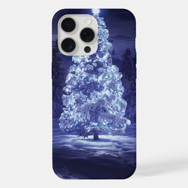 Coque iPhone Arbre de Noël (Verso)