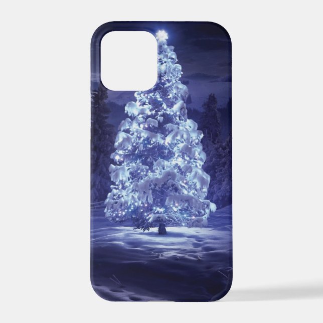 Coque iPhone Arbre de Noël (Verso)