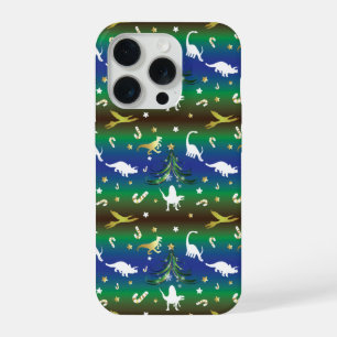 Coque iPhone 15 Pro Arbre de Noël Dinosaur