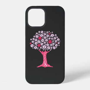 Coque iPhone 12 Arbre de sensibilisation au cancer du sein