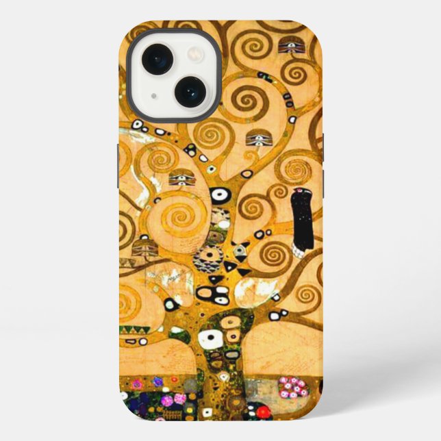 Coque iPhone Arbre de vie de Gustav Klimt (Verso)