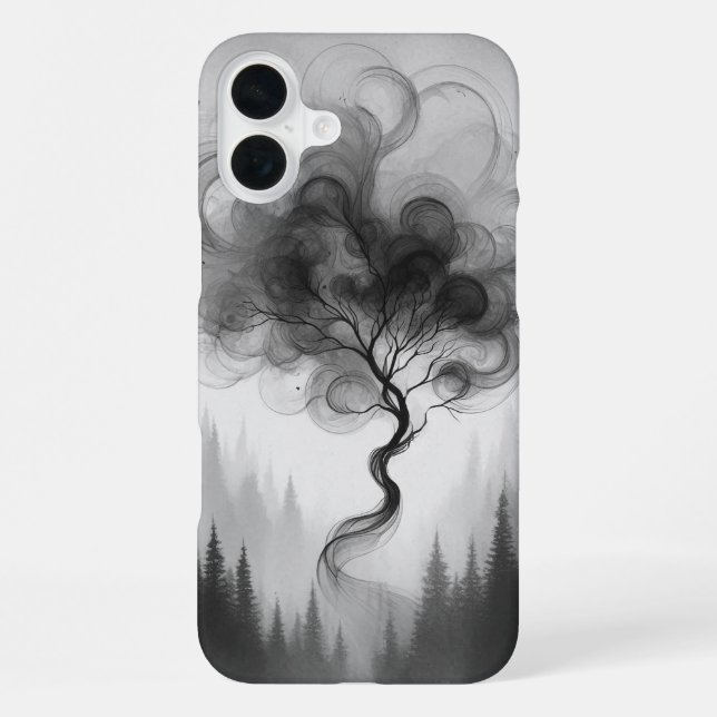 Coque iPhone Arbre Éthéré (Verso)