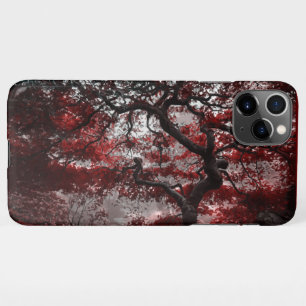 Coque iPhone 11Pro Max Arbre rouge en fleurs de cerisiers