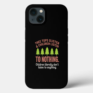Etui iPhone 13 Arbre scintille et les enfants n'écoutent rien ens
