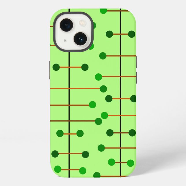 Coque iPhone Arbres atomiques  (Verso)