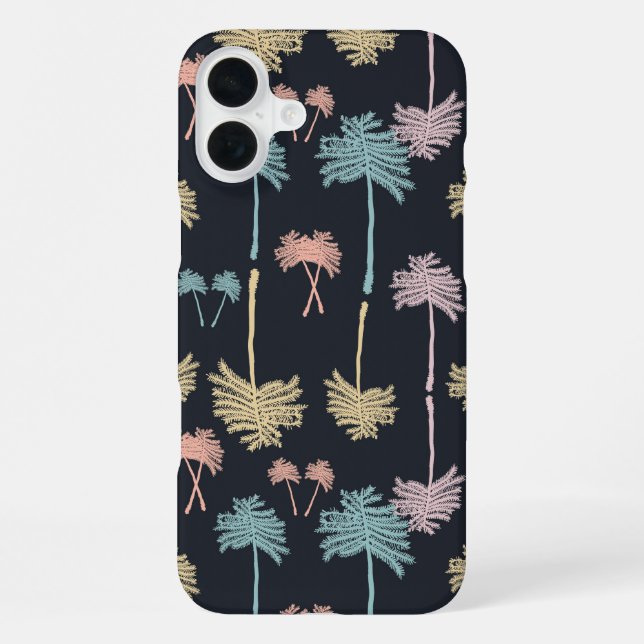 Coque iPhone Arbres botaniques en Confetti (Verso)