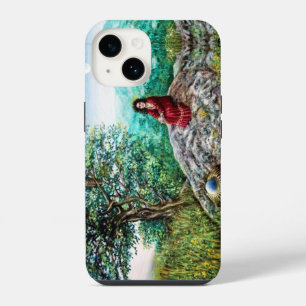 Coque Pour iPhone 14 ARBRES MAGIQUES / Aube dans le bois et Dame en rou