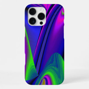 Coque iPhone 16 Pro Max Arc-en-ciel d'été, Arc-en-ciel 3D abstrait