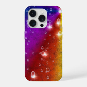 Coque iPhone 15 Pro Arc-en-ciel en cuir d'éléphant Optik, Arc-en-ciel