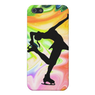 ÉTUI iPhone 5 ARC-EN-CIEL ET PATINEUR LIQUIDES