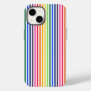 Coque Pour iPhone 14 Arc-en-ciel et rayures blanches Coque-coque iphone