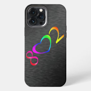 Etui iPhone 13 Pro Max Arc-en-ciel gay pride
