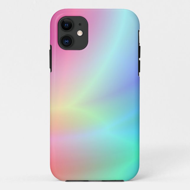 Coque iphone arc-en-ciel Pastel (Dos)