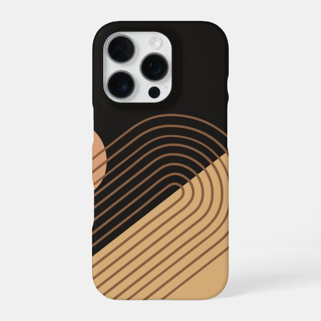 Coque iPhone Arc-en-ciel Rétro (Verso)