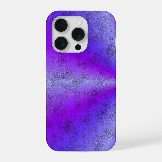 Coque iPhone Arc-en-ciel rose en cuir d'éléphant Optik (Verso)