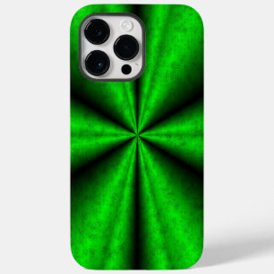 Coque Pour Pour iPhone 14 Pro Max Arc-en-ciel vert en Optik Cuir Peau d'Éléphant