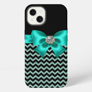 Etui iPhone 13 Arc Turquoise Bijou Féminin