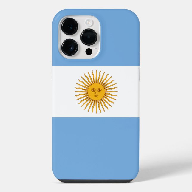 Coque iPhone Argentina flag (Verso)