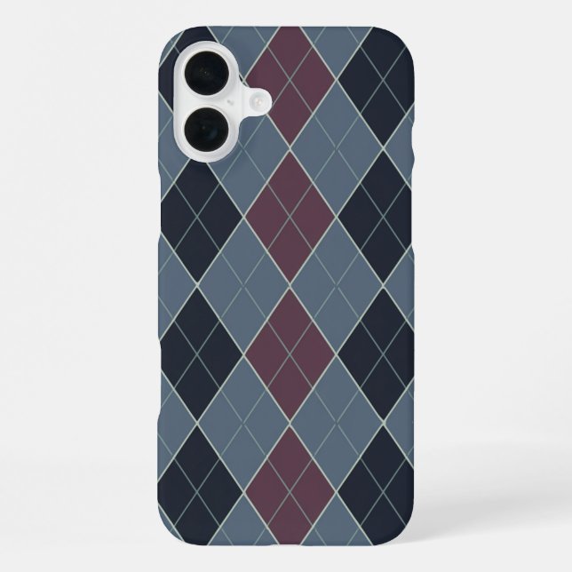 Coque iPhone "Argyle et classe : les diamants sont éternels (su (Verso)