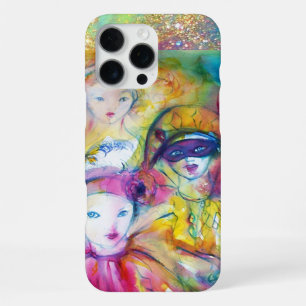 COQUE iPhone 16 PRO MAX ARLEQUIN PIERROT ET COLOMBINE