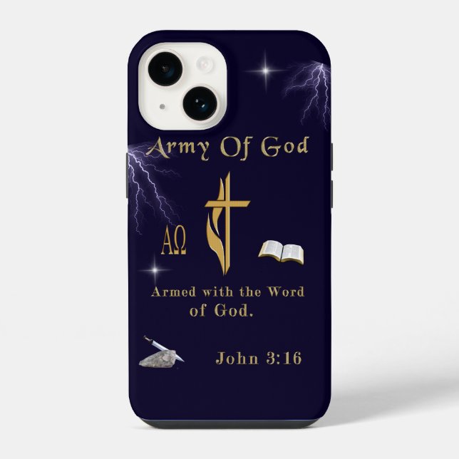 Coque iPhone Armée de Dieu (Verso)