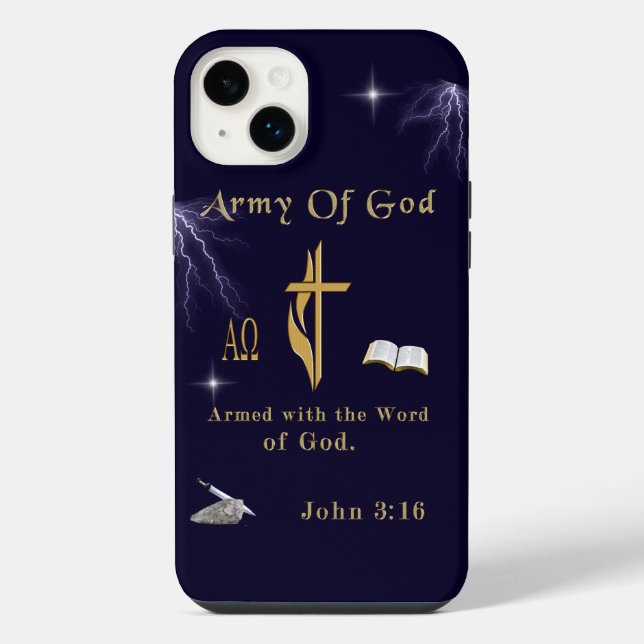 Coque iPhone Armée De Dieu (Verso)