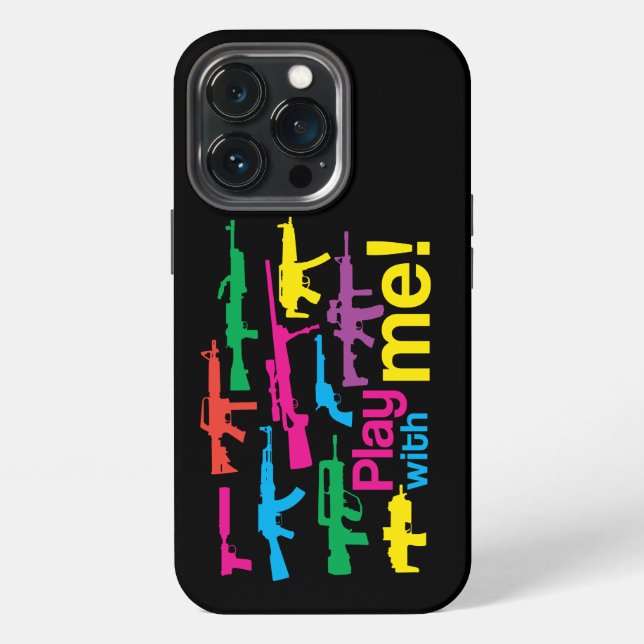 Coque iPhone Armes colorées (Dos)