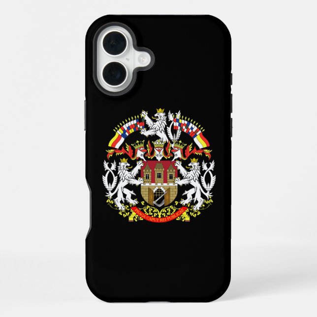 Coque iPhone Armoiries de Prague (Verso)