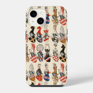 COQUE POUR iPhone 14 ARMOIRIES DES PARTICIPANTS AUX TOURNOIS MÉDIÉVAUX
