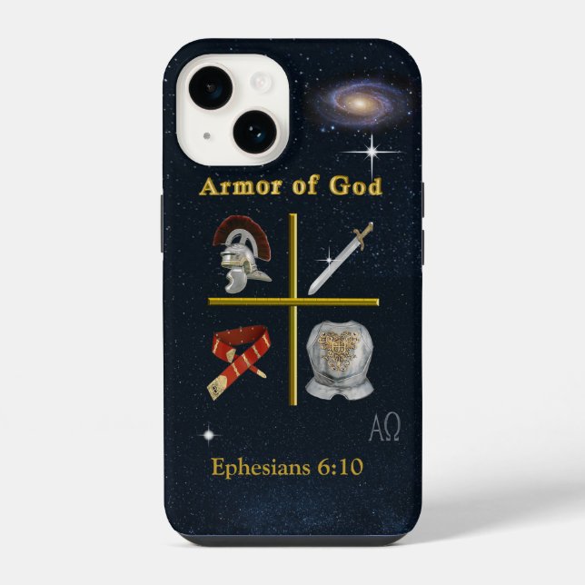 Coque iPhone Armure de Dieu (Verso)