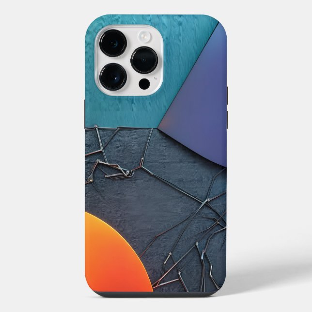 Coque iPhone arrière - plan abstrait (Verso)