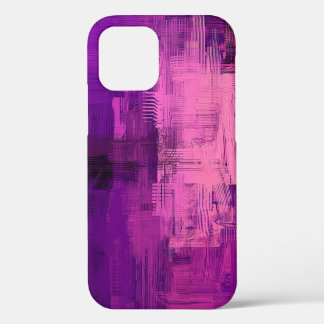 Coque iPhone 12 arrière - plan Abstrait. 2d illustration. Retour n