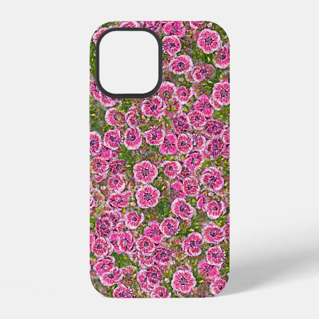 Coque iPhone arrière - plan abstrait transparent. flux textile  (Verso)