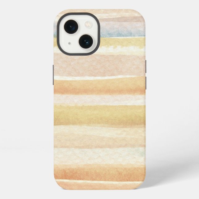 Coque iPhone Arrière - plan d'art d'aquarelle, texture (Verso)