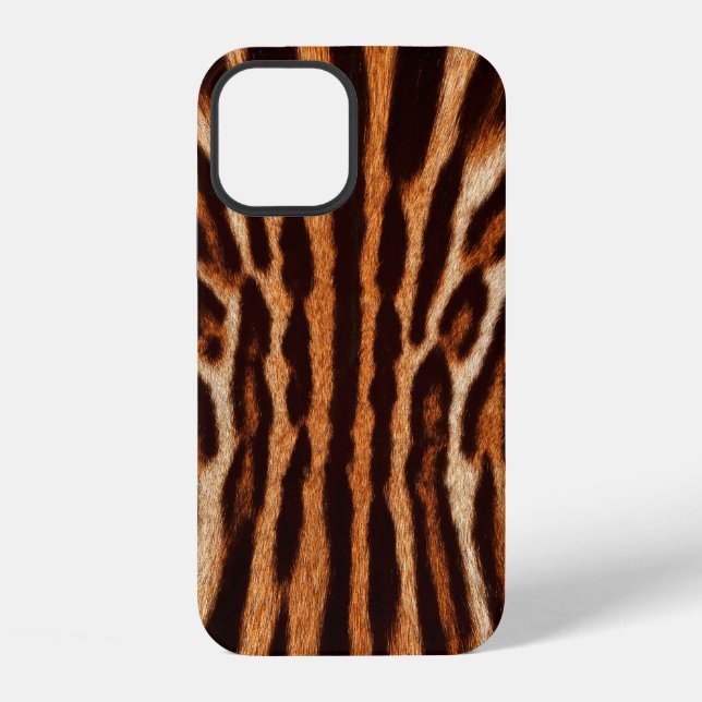 Coque iPhone arrière-plan de fourrure féline (Verso)