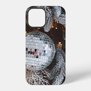 Coque iPhone 12 Arrière - plan décorations arborées avec lumière d