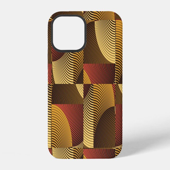 Coque iPhone Arrière - plan géométrique Abstrait (Verso)
