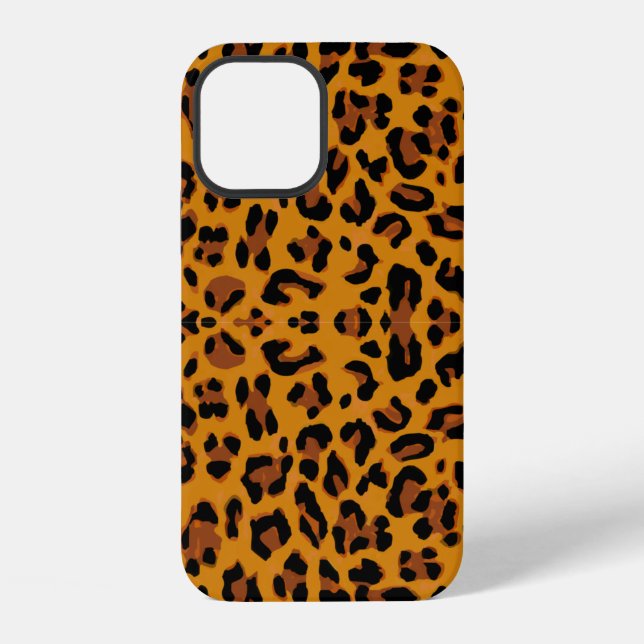Coque iPhone arrière - plan léopard motif (Verso)