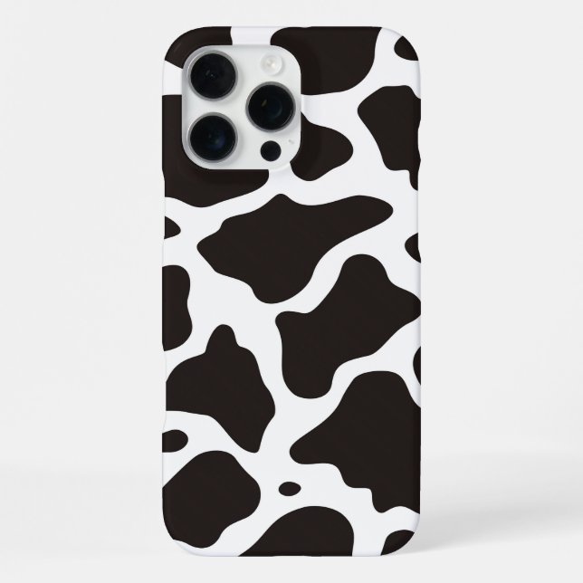Coque iPhone Arrière - plan motif de vache (Verso)