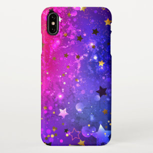 Coque iPhone XS Max Arrière - plan rose brillant