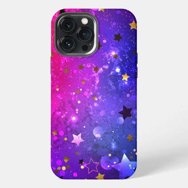 Coque iPhone Arrière - plan rose brillant (Verso)
