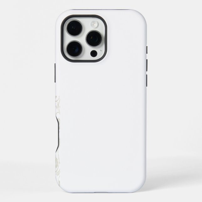 Coque iPhone Arrière-plan sans couture avec motifs floraux (Verso)