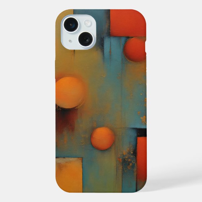 Coque iPhone Art abstrait (Verso)