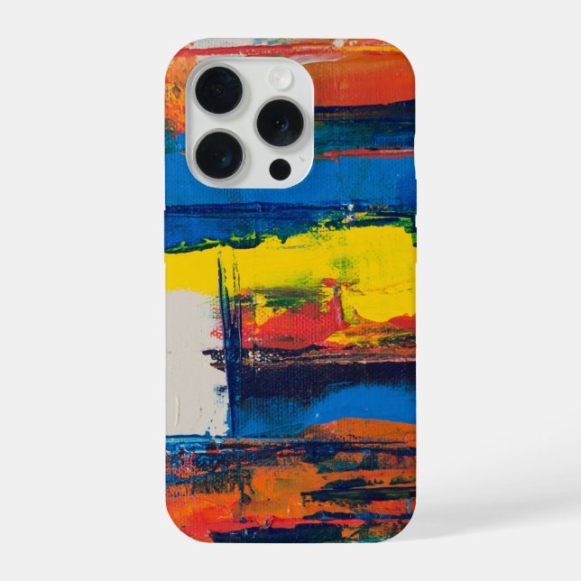 Coque iPhone Art abstrait (Verso)