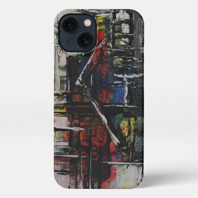 Coque iPhone Art Abstrait (Verso)
