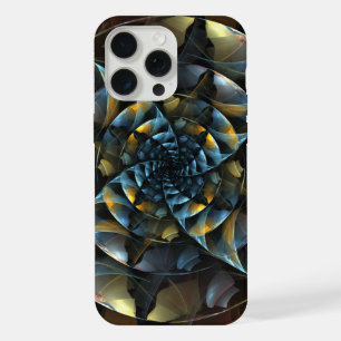 Coque iPhone 15 Pro Max Art abstrait à roue dentée