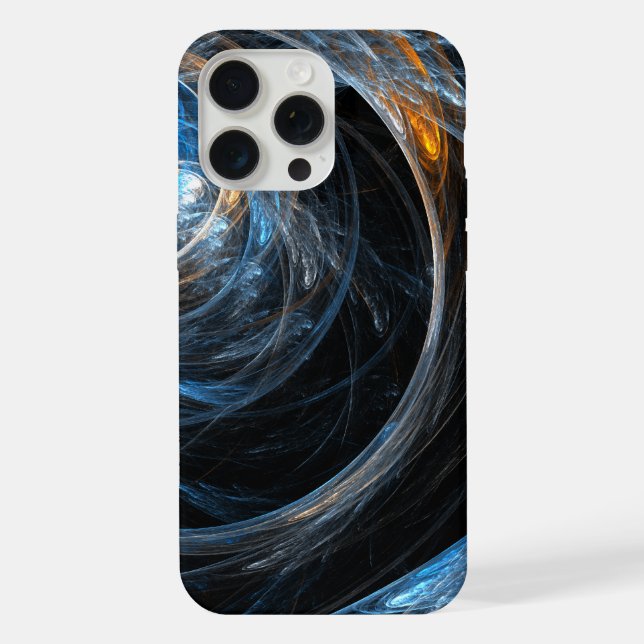 Coque iPhone Art abstrait autour du monde (Verso)