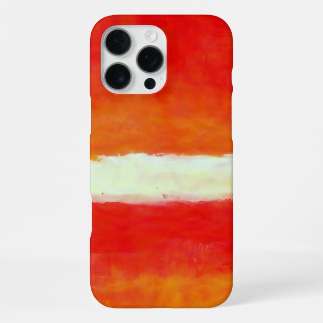 Coque iPhone Art Abstrait Moderne - Style Rothko (Verso)