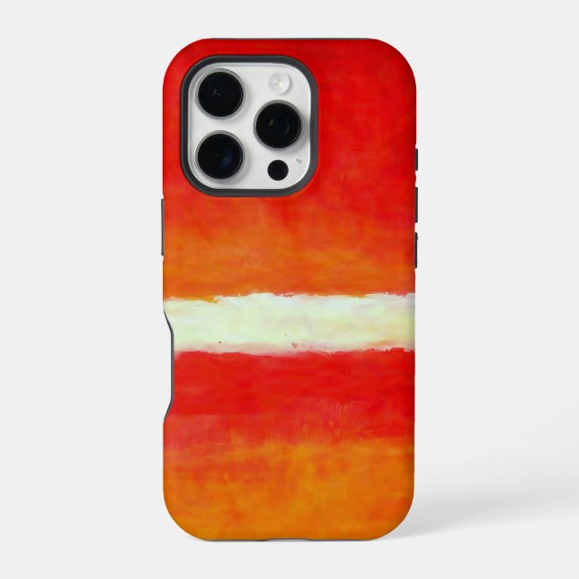 Coque iPhone Art Abstrait Moderne - Style Rothko (Verso)